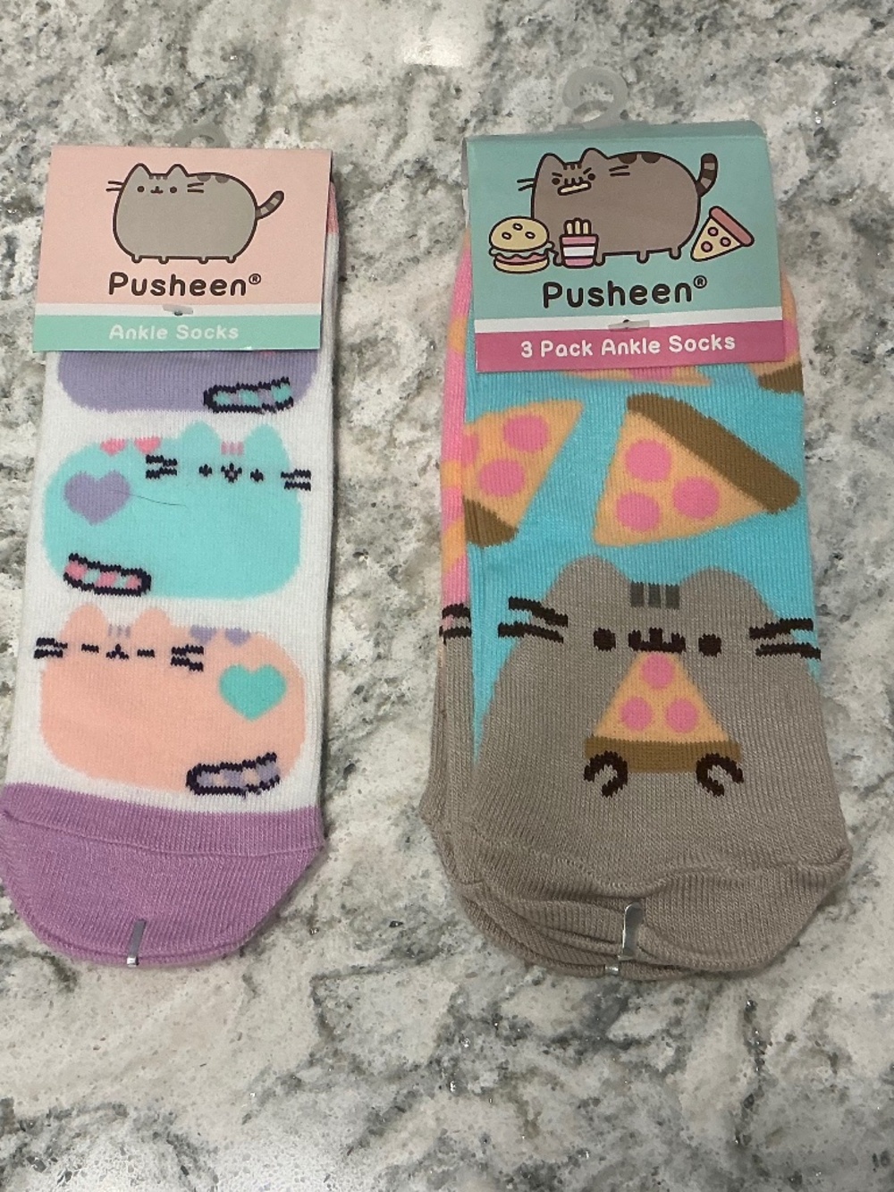 NWT Pusheen the Cat socks 4 pair ankle socks